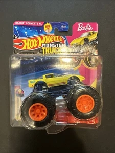 2025 Hot Wheels Monster Trucks Barbie Corvette XL New 2025 - Picture 1 of 7