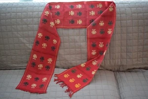 Peruvian Woven Table Runner Wall Hanging Scarf Textile Art Embroidery 78 x 8.5 - Picture 1 of 4