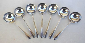7 Sterling Silver Bigelow & Kennard Bouillon Spoons 5" - Picture 1 of 5