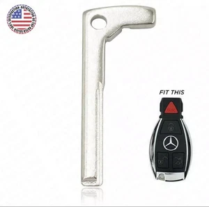 New Replacement Remote Smart Fob Car Uncut Key Blade Insert for Mercedes Benz - Picture 1 of 5
