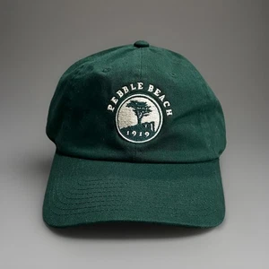Pebble Beach Golf Course Green 1919 Logo Hat Cap by American Needle - Picture 1 of 6