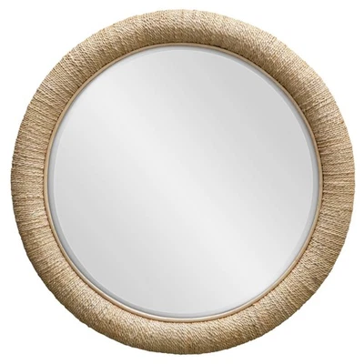 Uttermost 08169 Mariner 38-1/2" W x 5" H Circular Framed Bathroom - Natural - Image 1 of 4