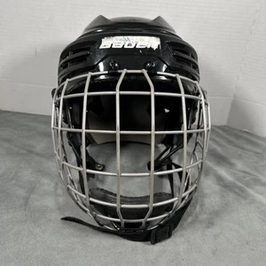 Casco de hockey sobre hielo Bauer IMS 5.0 negro grande TRUE VISION FM2100 CON CORREA PARA LA BARBILLA - Imagen 1 de 11