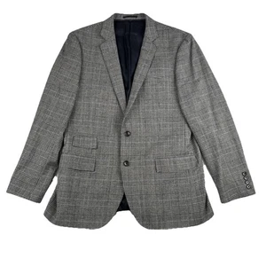 J Crew Ludlow Moon British Cloth Glencheck Blazer Grau Schwarz 42R Double Vented - Bild 1 von 13