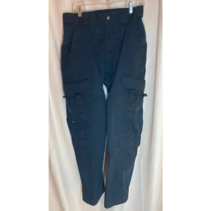 5.11 Tactical Mens Pants Black Pockets Flat Front Security Law Enforcement 32x28 - Picture 1 of 9