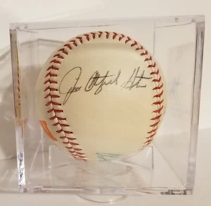 SIGNED BASEBALL CATFISH HUNTER, BOB FELLER, PHIL NIEKRO, SPARKY LYLE + 2 JSA COA - Picture 1 of 10