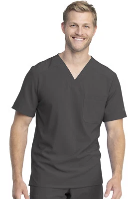 Blusa Médica Retro Dickies Negra Para Hombre Cuello en V DK810 NEGRA Foto 1 de 4