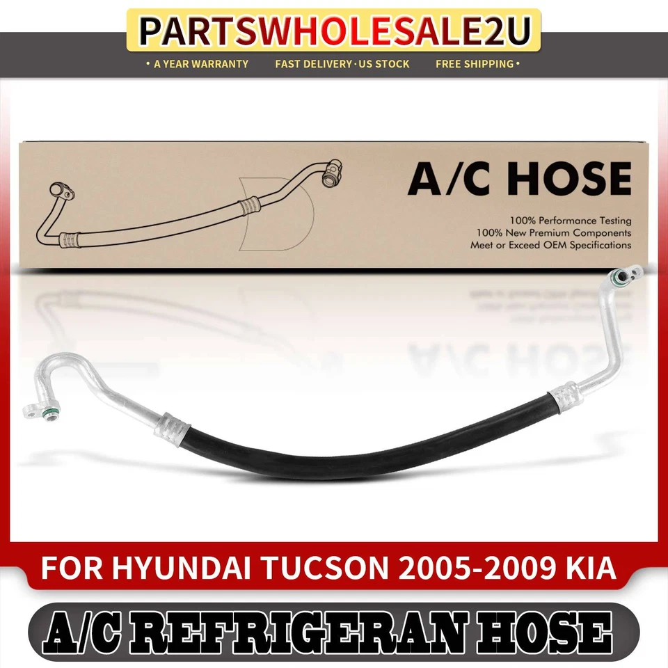 Manguera de línea de succión de refrigerador de aire acondicionado para Hyundai Tucson Kia Sportage baja presión Foto 1 de 4