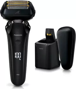 Panasonic ES-LS9Q-K LAMDASH PRO Shaver 6 Blades Washable w/ Cleaning Charger - Picture 1 of 12