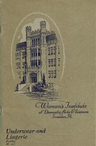 20er Jahre Brooks Picken Woman's Institute Nähbuch 10 A-2 Unterwäsche & Dessous - Bild 1 von 4