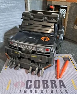 GI JOE ~ 2009 COMPLETE STEEL CRUSHER APV ~ COBRA HUMMER ~ ROC SWAT HUMVEE POC - Picture 1 of 6