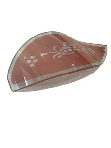 Hollywood Regency Lotus Lampe einzeln Ersatzglas Blütenblatt Schirme Rosa Neu - Bild 1 von 7