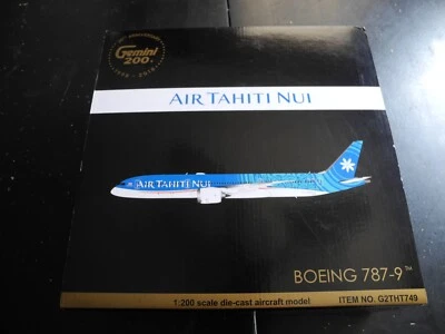 Коллекционная НАХОДКА, УЛЬТРАРЕДКИЕ самолеты Gemini 1:200 Boeing 787-9 Air Tahiti Nui - Изображение 1 из 3