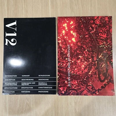 Génesis del Jaguar V12 - Folletos originales raros Foto 1 de 4