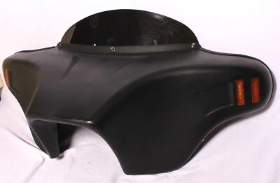 Carenado Batwing Parabrisas Triumph Touring Rocket 3 4X5" PRIMER ABS Luz Ámbar Foto 1 de 4