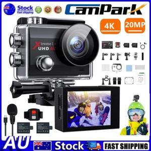 4K HD 20MP WiFi Action Camera WiFi Sports 40M/131FT Waterproof Underwater Camera - Picture 1 of 9