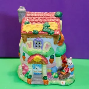 Hoppy Hollow Easter Village Green Grocer's Store Bunny Ceramic Decoration 2002 - Picture 1 of 5