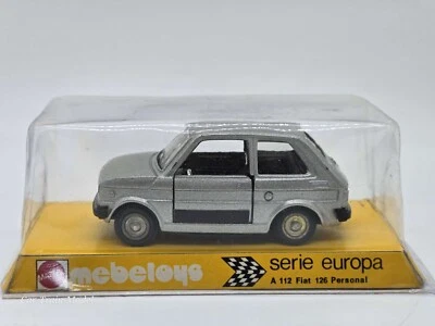 Fiat 126 Personal ARGENTO - MEBETOYS Art. A 112 MADE IN ITALY 1:43 - Immagine 1 di 4