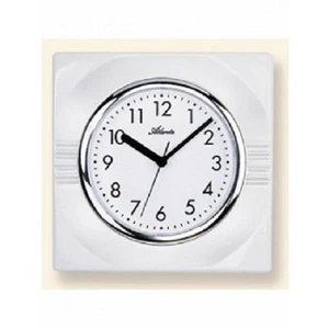 Orologio da Parete, Cassa Ceramica Da Lusso Bianco, 21 X 21 CM Atlanta 686 Nuovo - Imagen 1 de 1