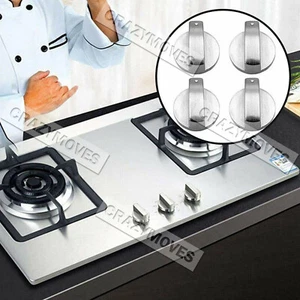 4x Alloy Home Kitchen Gas Stove Knobs Cooker Oven Cooktop Metal Switch VIC - Picture 1 of 11