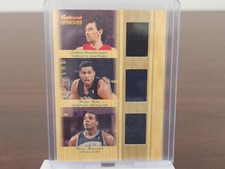 KJ:07-08 Trademark Moves Triple Relic /199 Jorge Garbajosa Rudy Gay Paul Millsap