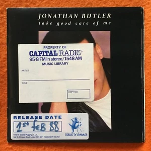 Jonathan Butler- Take Good Care Of Me- Jive Records 7”1987 - Picture 1 of 6