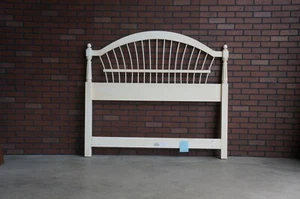 Queen/Full Headboard ~ Country French Wheatback Headboard by Ethan Allen - Picture 1 of 7