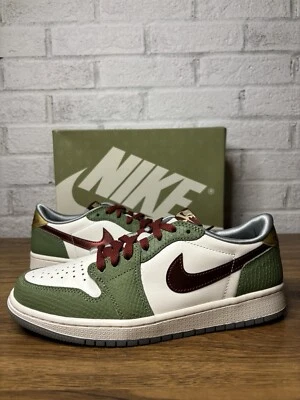 Talla 8.5 - Air Jordan 1 Retro OG Año Bajo del Dragón Verde/Rojo FN3727-100 Foto 1 de 4