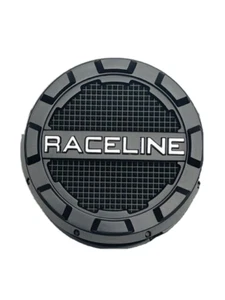 Raceline Matte Black Push Thru Wheel Center Cap C319T940F - Picture 1 of 3