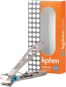 Kohm CP-120L Heavy Duty Nail Clipper for Thick Toenails 5mm Wide Jaw Nail Cutter - Picture 1 of 8