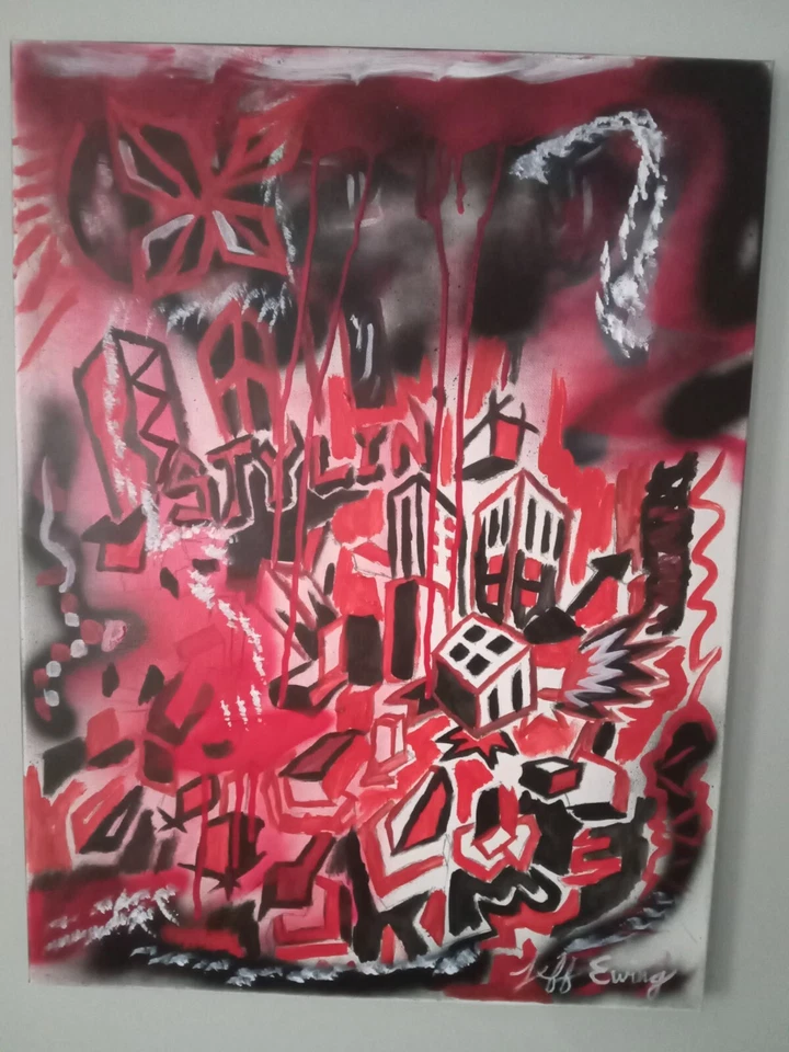 Iller Art Graffiti Stylin' Abstract - Image 1 of 1