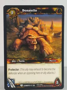 Donatello - War of the Elements 41/220 - common - World of Warcraft TCG - Picture 1 of 2