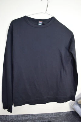 Camisa de Polietileno LL Bean Manga Larga Capa Base Secado Rápido PARA HOMBRES L Negra GorpCore Senderismo Foto 1 de 4