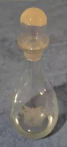 USMA West Point Accademia Militare Decanter in Vetro Alto 12,25" con Tappo a Terra - Foto 1 di 8