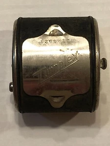 Afilador de lápices de hoja de afeitar Twinplex vintage acero negro plata - Imagen 1 de 6