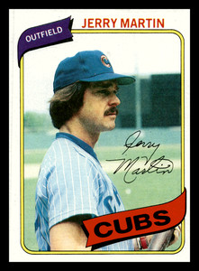 1980 Topps Jerry Martin Chicago Cubs  #493 Near Mint NM