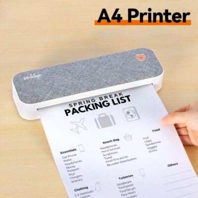 Portable Bluetooth Wireless Thermal Transfer Printer Support Mobile Smartphone - Image 1 of 4