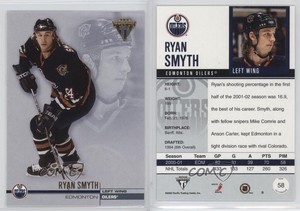 2001-02 Pacific Private Stock Titanium Retail Ryan Smyth #58