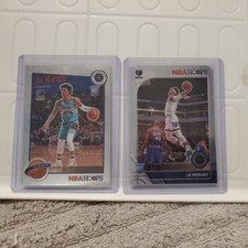 JA MORANT ~ 2019-20 NBA Hoops Premium Stock Base Rookie RC Cards ~ #259 & #297 