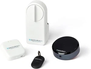 Securaki Smart Door Lock Bundle Pack, Keyless Entry, Alexa & Google Smart Home - Picture 1 of 12