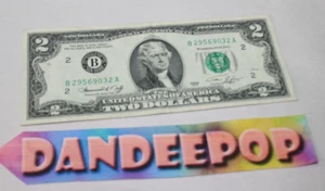 Vintage United States Two Dollar Bill Paper Money B29569032A B Series 1976 - Picture 1 of 4