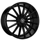 4Ea 20" Staggered Lexani Wheels Pegasus Gloss Black Rims (S44)