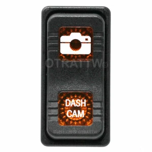 OTRATTW Carling Tech Contura X Rocker Switch, Polaris, DASH CAM, AMBER LENS - Bild 1 von 4