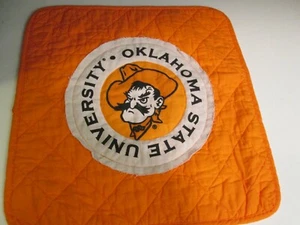 Oklahoma State University Cotton Place Mat, 15" Square, New - Bild 1 von 2