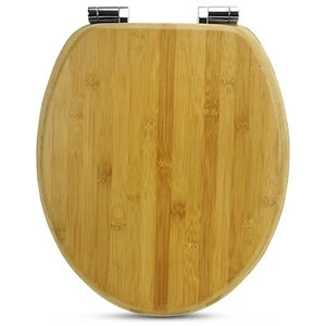 WC Sitz Bambus mit Absenkautomatik Toilettensitz Toilettendeckel Sanfino® - Bild 1 von 5