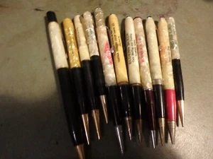 3C-vintage bundle of 11 mechanical advertising pencils- pearl type handles - Bild 1 von 2
