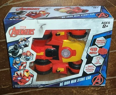 Marvel Avengers RC IRON MAN Stunt Car with Remote -49 MHz- #ET-0473 - Image 1 of 4