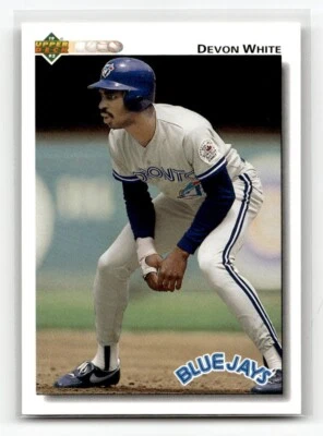 Devon White 1992 Upper Deck MLB #352 Baseball Card Toronto Blue Jays - Image 1 of 2