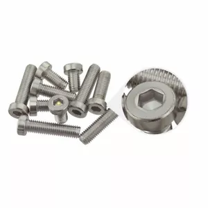 M3 Bullone a vite con tappo testa bassa metrico esagonale in acciaio inox - Confezione da 20 - Foto 1 di 3