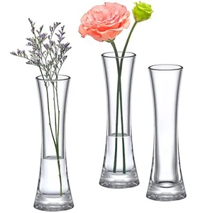 - Veronica - 3-Pack Acrylic Bud Vases Plastic Flower Vases for Wedding Center... - Picture 1 of 5